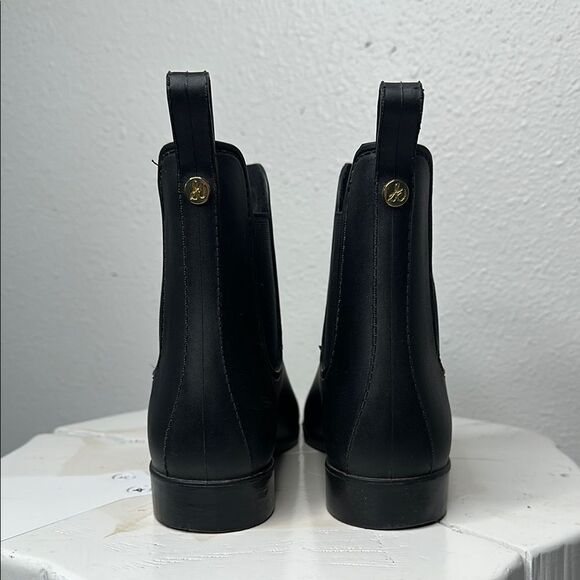 Sam Edelman Tinsley Black Chelsea Rain Boots - Size 7 (A-1644) - Picture 2 of 12